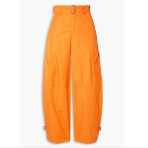 A.L.C. Orange Toby Twill Cargo Barrel Pants sz 6